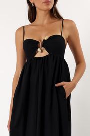 Tanala Maxi Dress - Black | Petal & Pup (US)