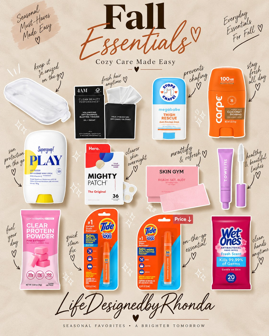 Fresh, clear & cozy on-the-go — your fall everyday essentials for care made easy. 

 #LTKActive #LTKSaleAlert #LTKBeauty