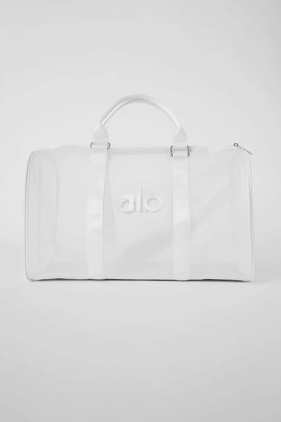 Alo YogaÂ® | Sheer Duffle Bag in White | Alo Yoga (US)