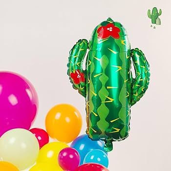 Mexican Fiesta balloon garland kit 130pcs Mexican Colorful Cinco De Mayo Decorations with Cactus ... | Amazon (US)