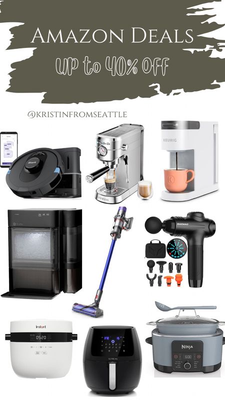 Amazon daily deals for home and kitchen finds up to 40% off today. Coffee makers, Dyson vacuums, floor cleaners and more  

#LTKsalealert #LTKfindsunder50 #LTKHoliday