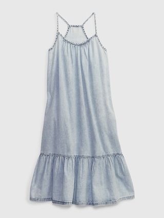 Kids Tiered Denim Dress with Washwell | Gap (US)