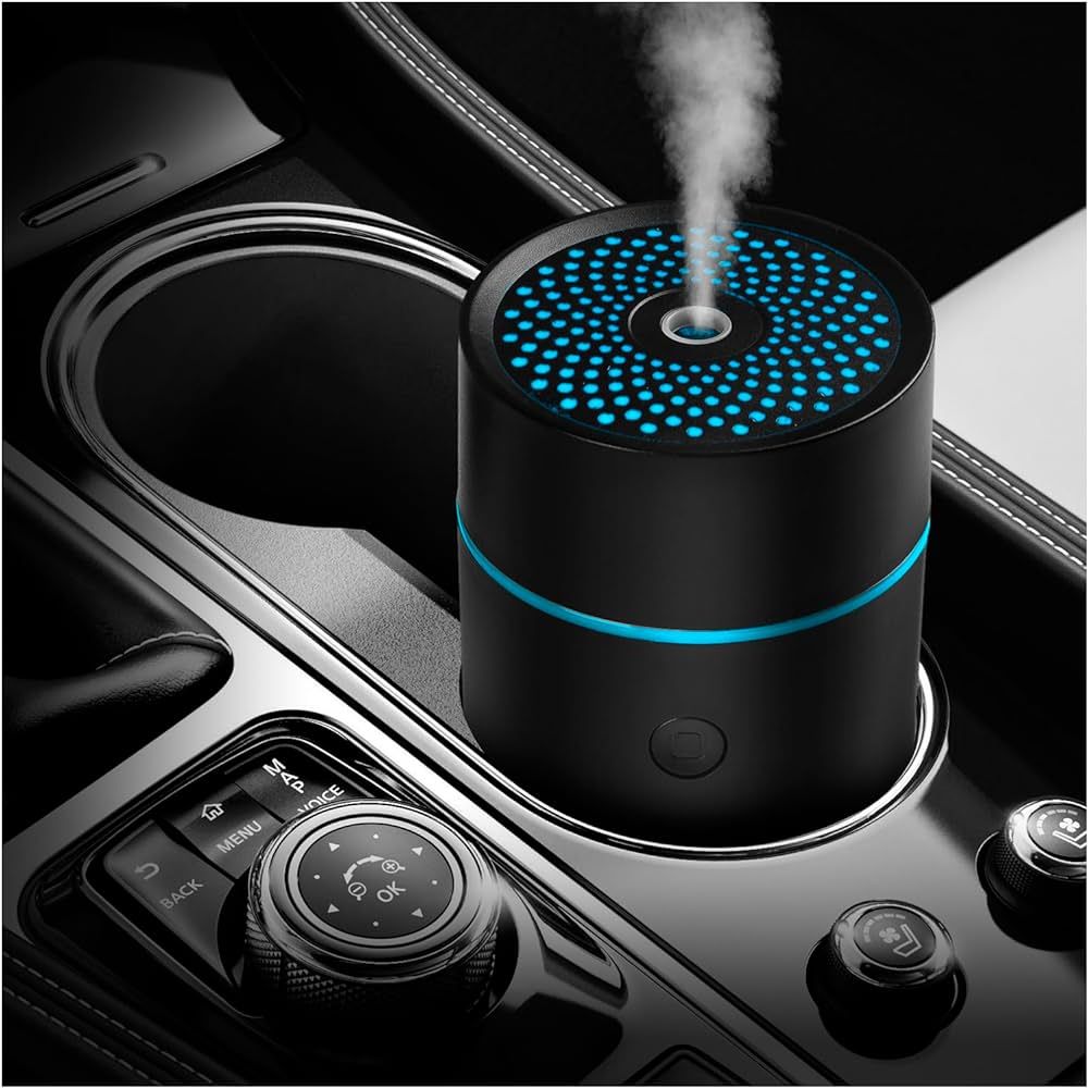 Car diffusers for Essential Oils， Fragrance car Air fresheners,USB-Powered Mini Ultrasonic Mist... | Amazon (US)