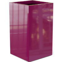 Darwin Tall Rectangular Planter - 72" x 24" x 42" - Eggplant (Gloss) | Jay Scotts | Plant Addicts
