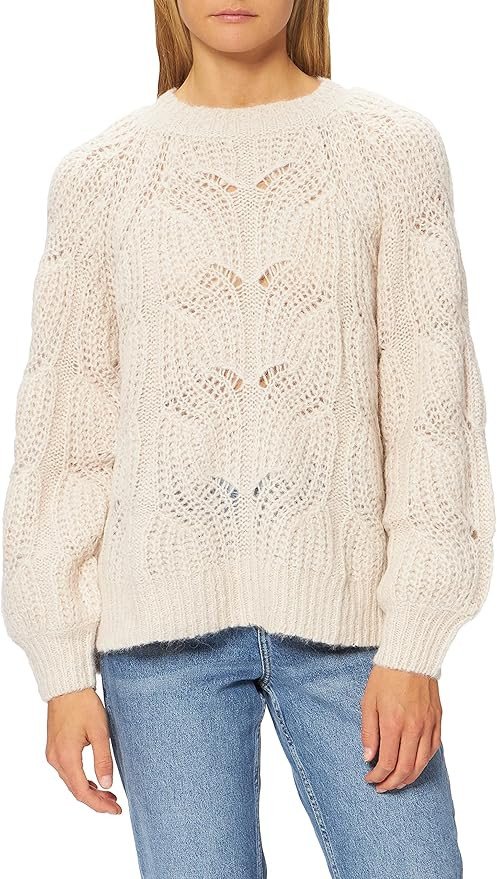 Noa Noa Women's Comfort Alpaca Pullover,Long Sleeve Sweater | Amazon (UK)