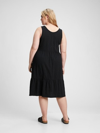 Sleeveless Tiered Midi Dress | Gap Factory