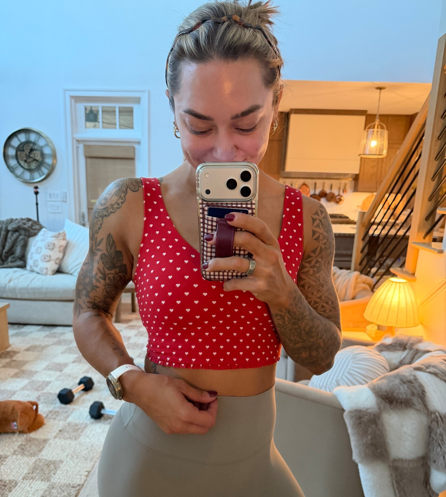 Naturally this is basically sold out but I wanted to link it in case you wanted to check your local Target ❤️ in the S! No padding, light coverage but so comfy & cute for this upper body day! 

Ootd / workout wear / fitness / Holley Gabrielle 

#LTKActive #LTKfitnessgoals #LTKootd