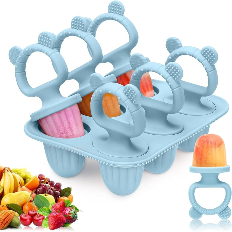 Silicone Baby Popsicle Molds with Sticks, Mini Popsicles Molds for Babies Breastmilk Popsicle Mol... | Amazon (US)