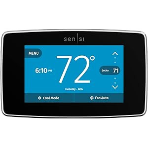 Emerson Sensi Touch Wi-Fi Smart Thermostat with Touchscreen Color Display, Works with Alexa, Energy  | Amazon (US)