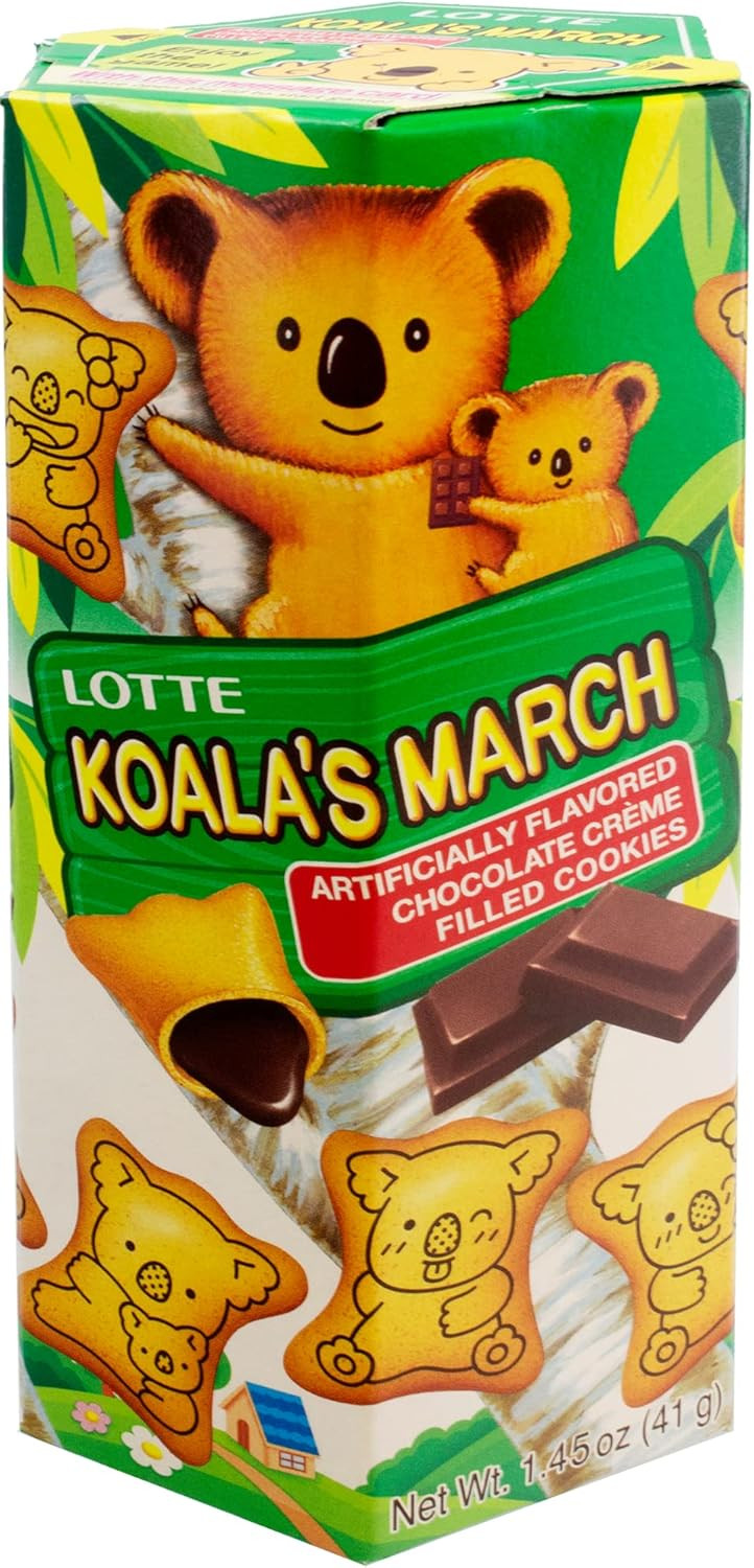 Lotte Koala's March Cookie with Chocolate Cream, 1.45 oz | Amazon (US)