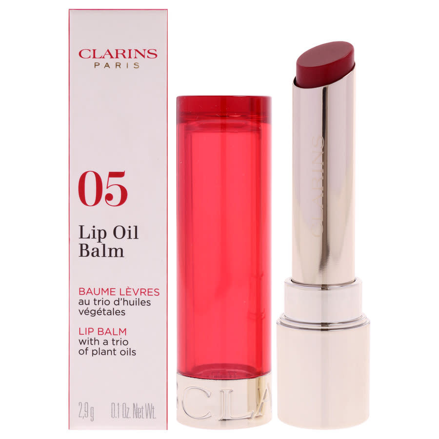 Clarins Ladies Lip Oil Balm 0.1 oz 05 Cherry Makeup 3666057237164 | Jomashop.com & JomaDeals.com