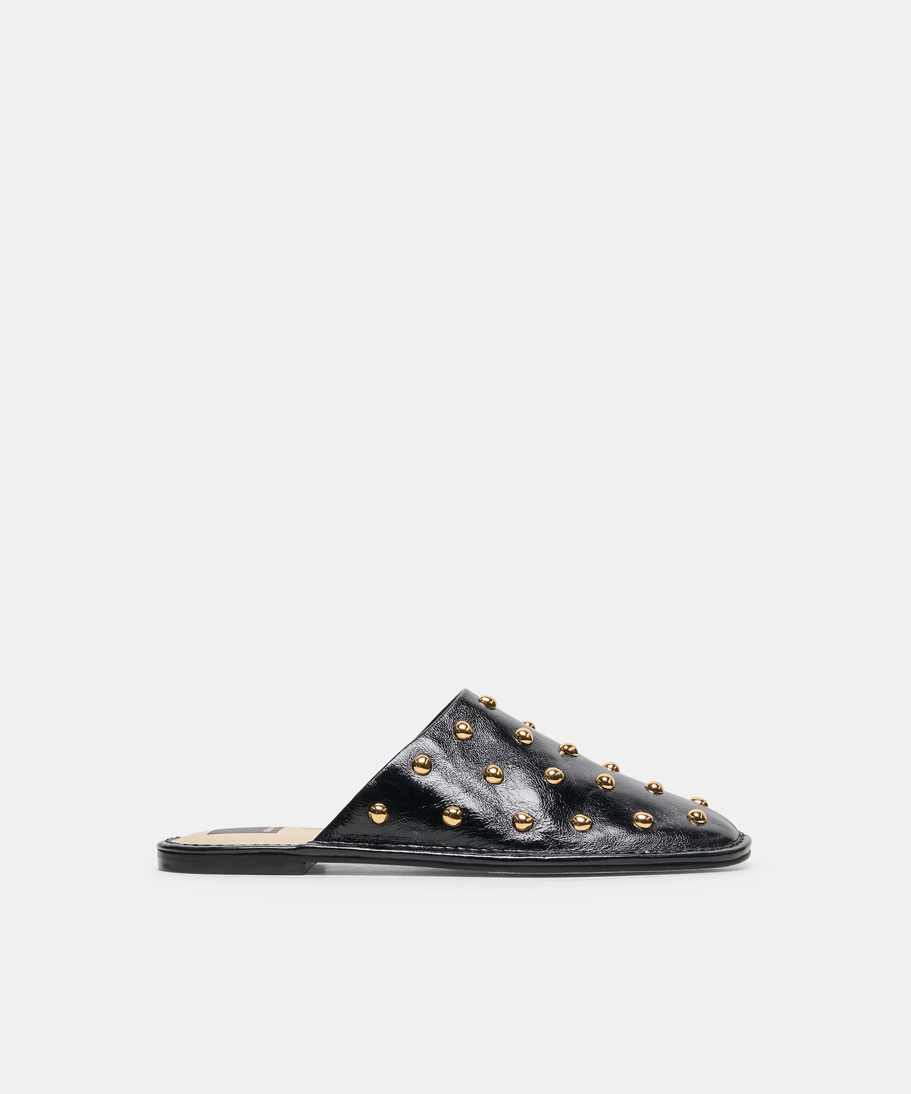 PHIRA STUD Black Leather Slip-On Flats | Dolce Vita | DolceVita.com