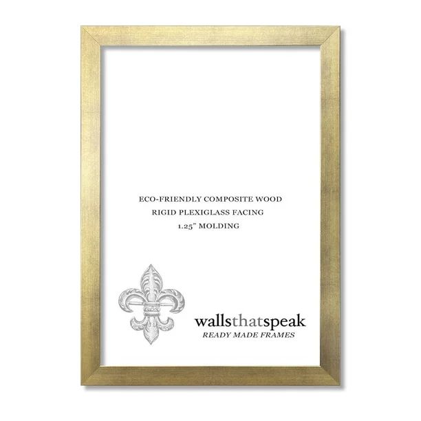 WallsThatSpeak 24x32 Gold Picture Frame for Puzzles Posters Photos or Artwork | Walmart (US)