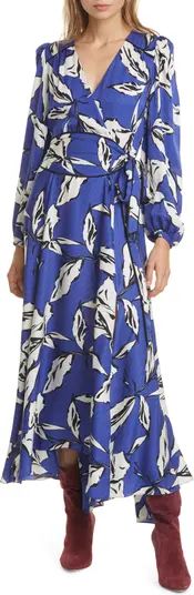 Veronica Beard Mclean Floral Silk Long Sleeve Maxi Dress | Nordstromrack | Nordstrom Rack