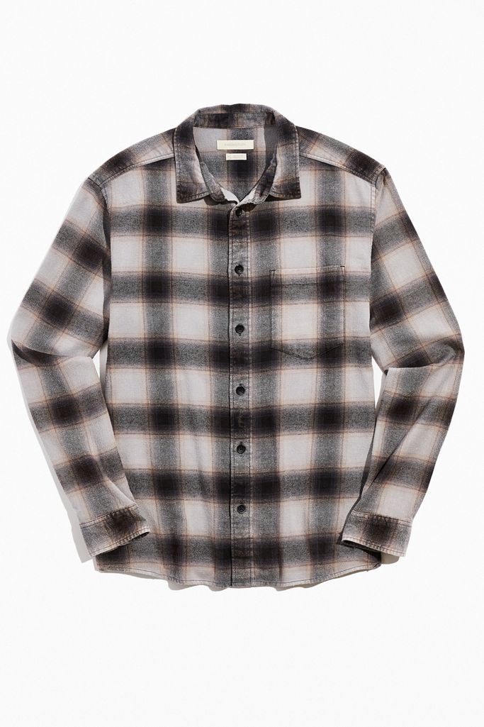 Standard Cloth Vintage Acid Wash Flannel Button-Down Shirt | Urban Outfitters (US and RoW)