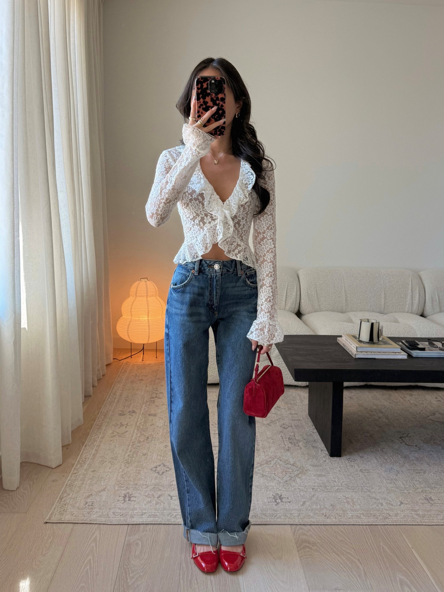 top is size xs, jeans size 00

#LTKootd #LTKValentine