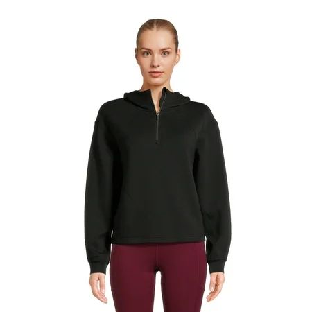 Avia Women's Seamed Quarter Zip Hoodie, Sizes XS-XXXL | Walmart (US)