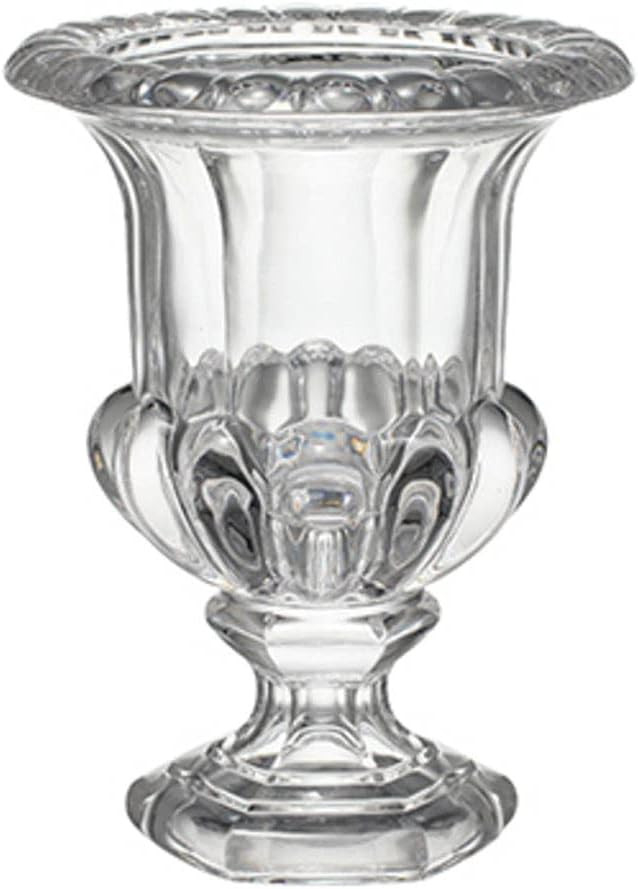10.2" Large Decorative Antique Style Glass Vase with Pedestal | Amazon (US)