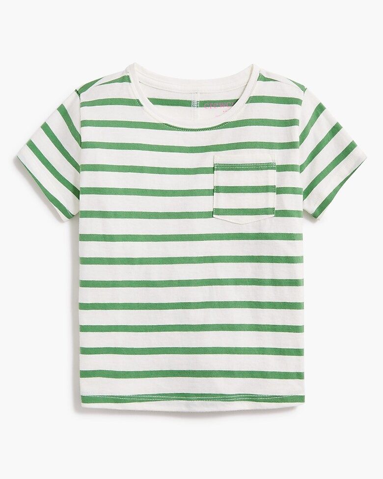 Girls' striped weekend tee | J.Crew Factory