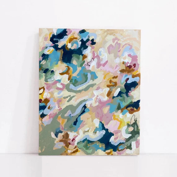 16x20 Original Acrylic Painting on Canvas Grandmillennial | Etsy | Etsy (US)