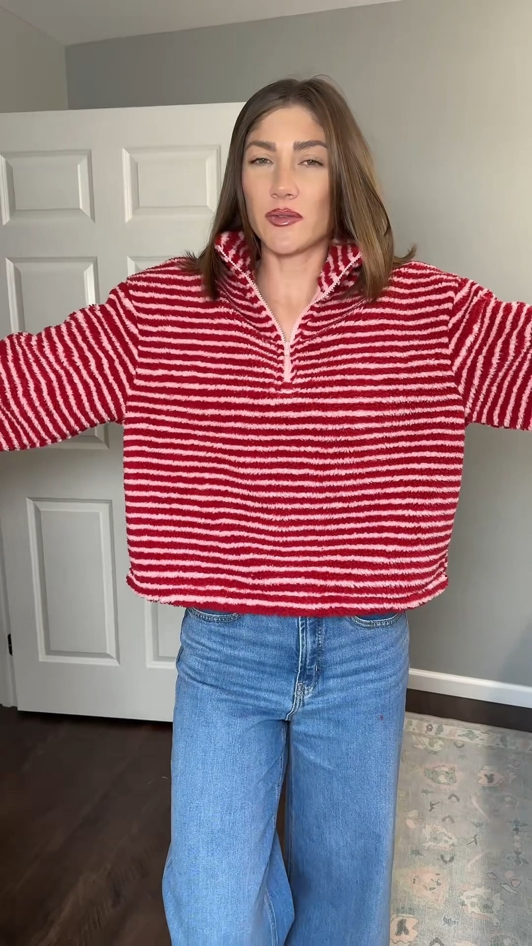 This is the first thing I’ve ever ordered from @shopcider and I love it!! 💞❤️




Valentine’s Day, pink and red stripes, girly things, fleece pullover, February, pink pullover, cider

#LTKootd #LTKmomlife #LTKGiftGuide