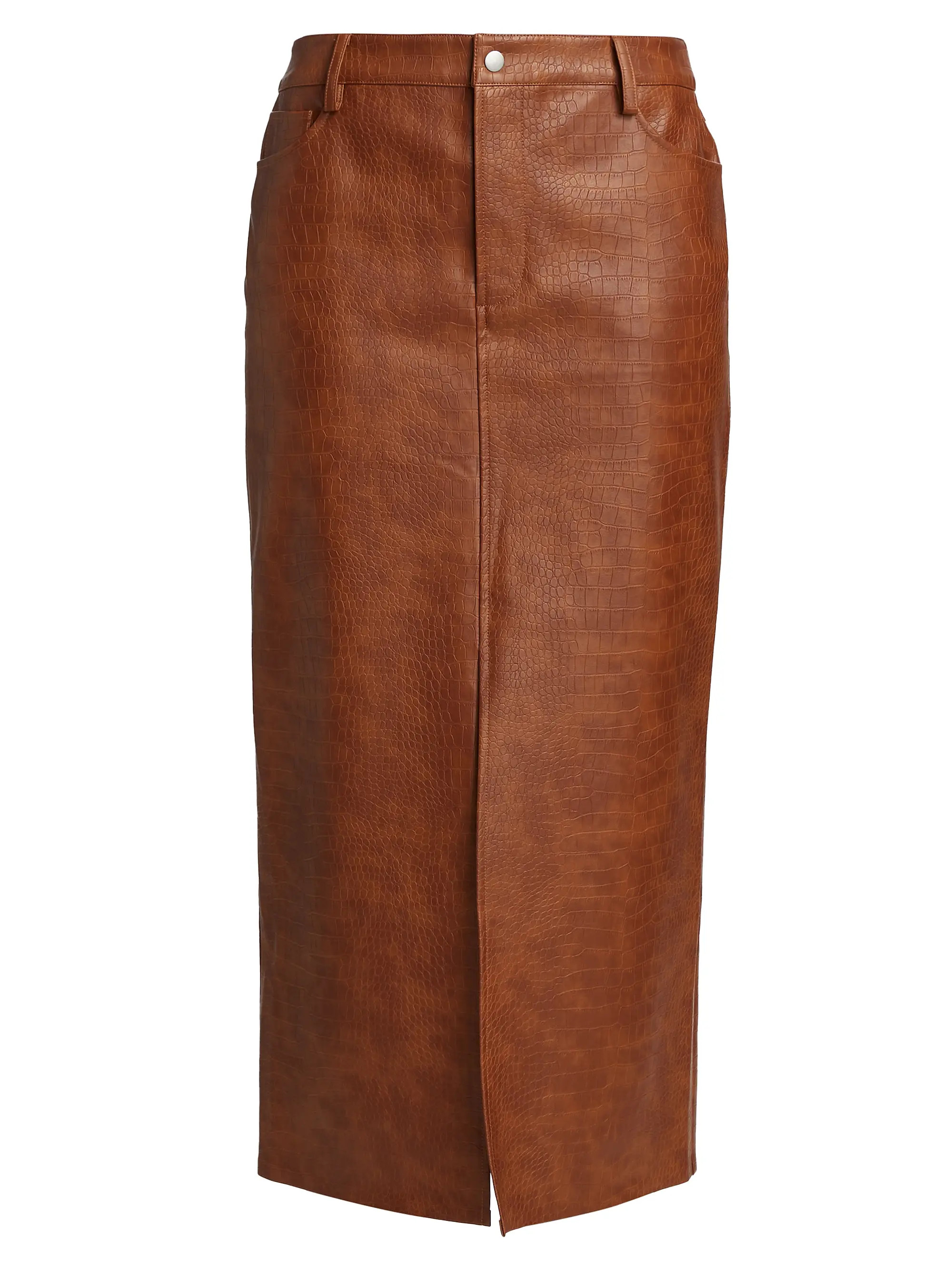 Roberta Faux-Leather Maxi Skirt | Saks Fifth Avenue