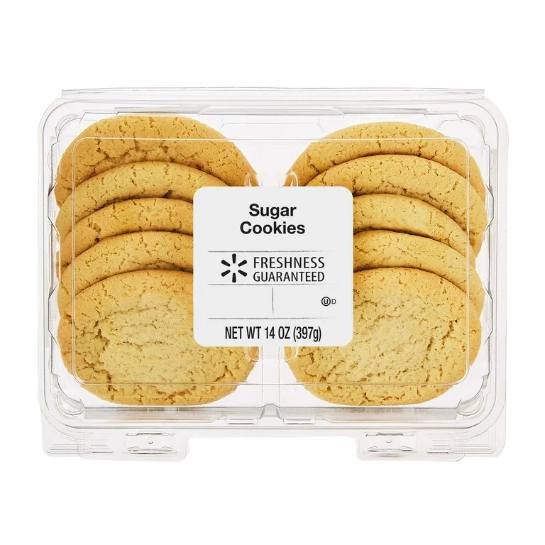 Freshness Guaranteed Sugar Baked Cookies, 14 oz, 10 Count | Walmart (US)