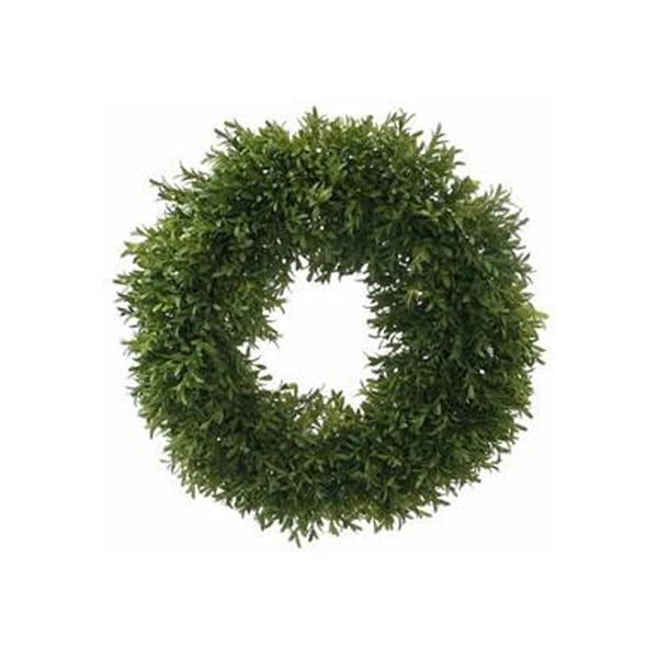 Round Boxwood Wreath | Fig and Dove