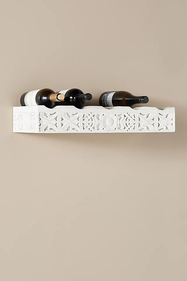 Lombok Wall-Mounted Wine Rack | Anthropologie (US)