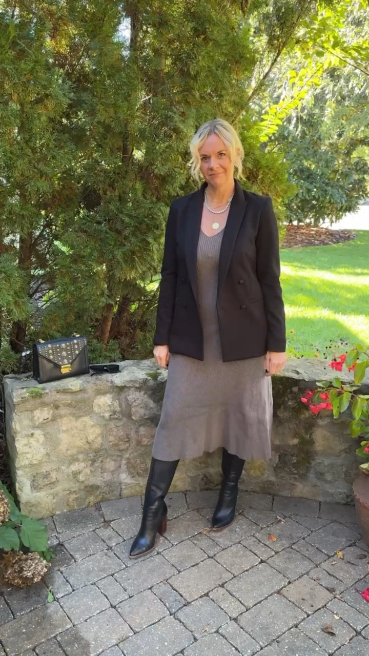 How to style a dress and boots for the office!

#LTKVideo #OOTD #StylingTips #PersonalStyling #effortlesstyle #WinterFashion #personalstylist #nashvillestylist #StyleOver40

#LTKSeasonal #LTKShoeCrush #LTKWorkwear