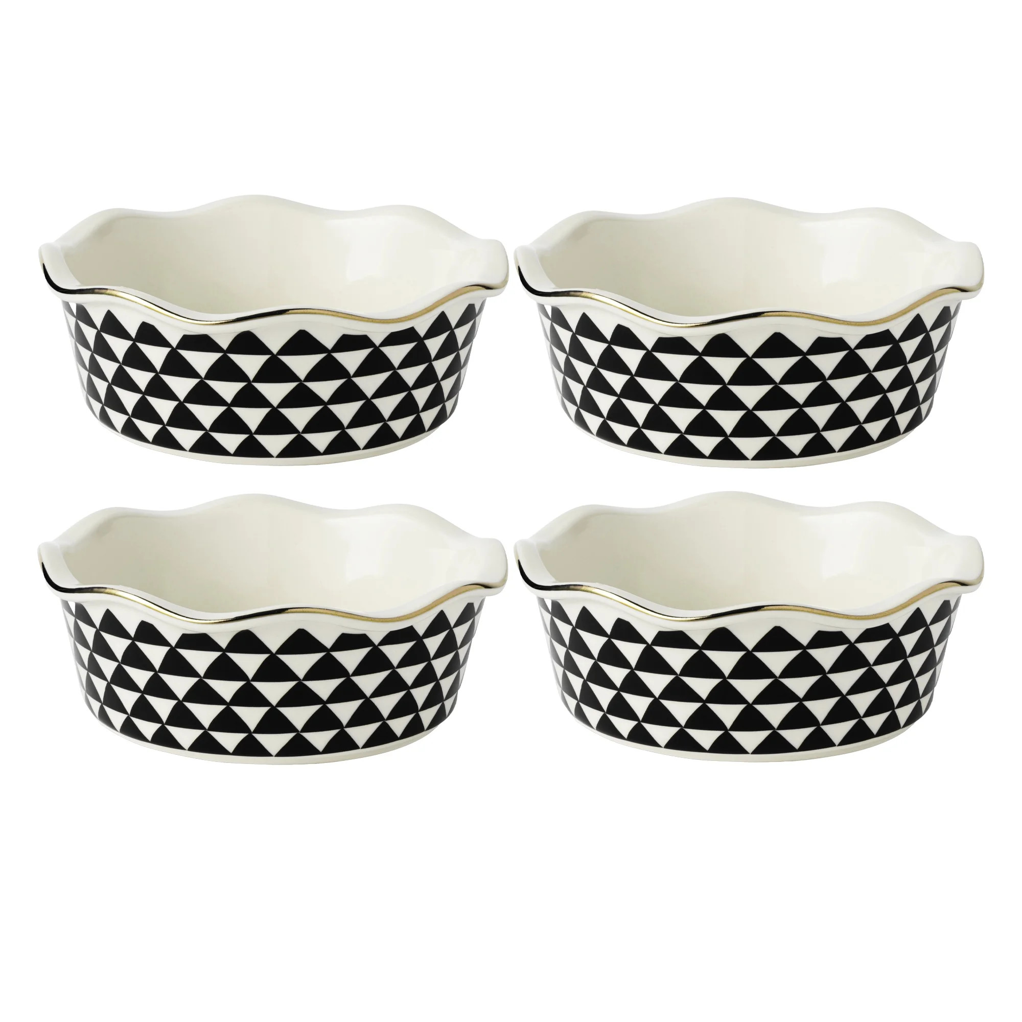 Thyme & Table 4-Piece Mini Pie Baking Dish Set, Medallion | Walmart (US)