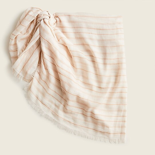 Beach sarong in linen-cotton stripeItem AZ182 | J. Crew US