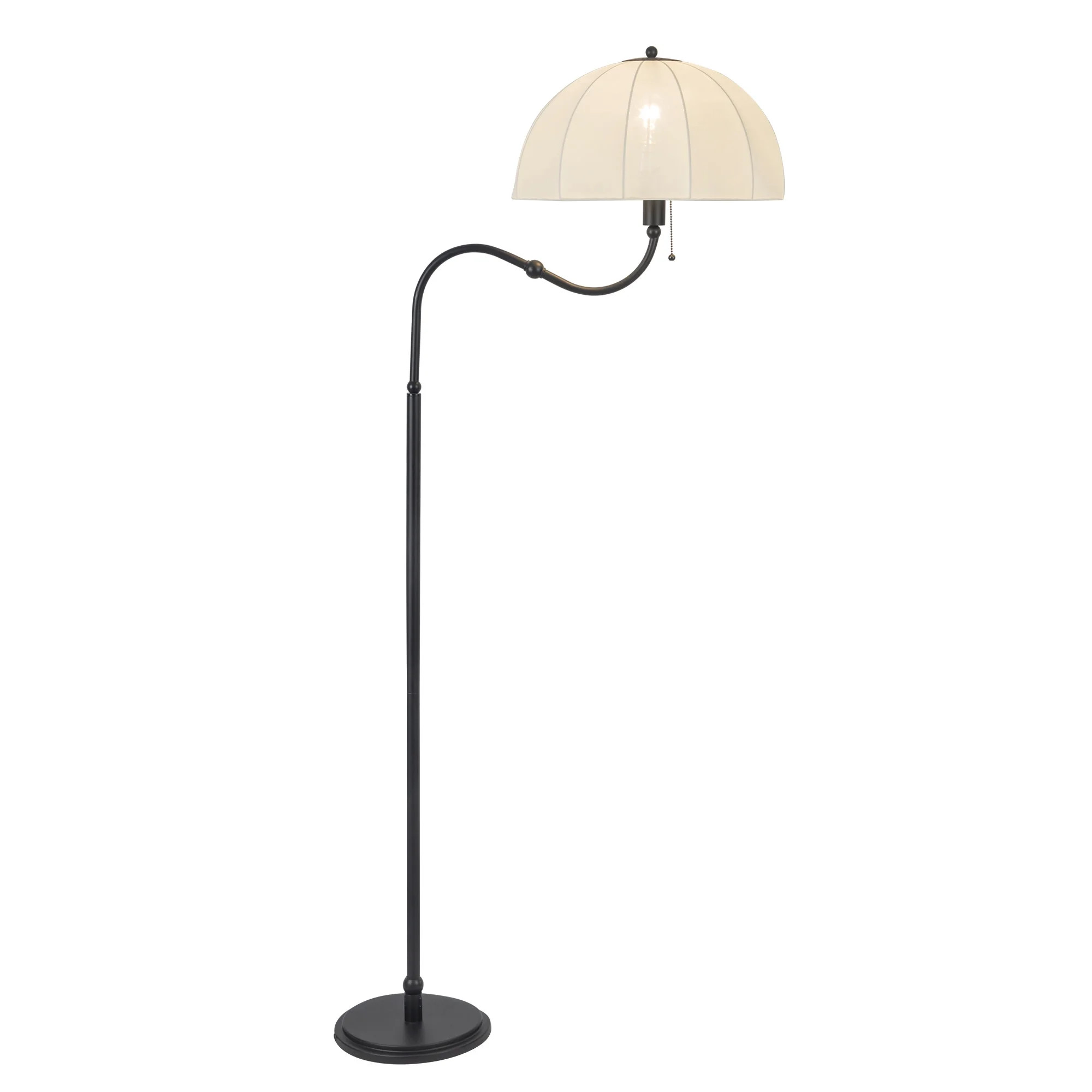 Alora Lighting Fl661068 Crosby 68" Tall Gooseneck Floor Lamp - Black | Walmart (US)