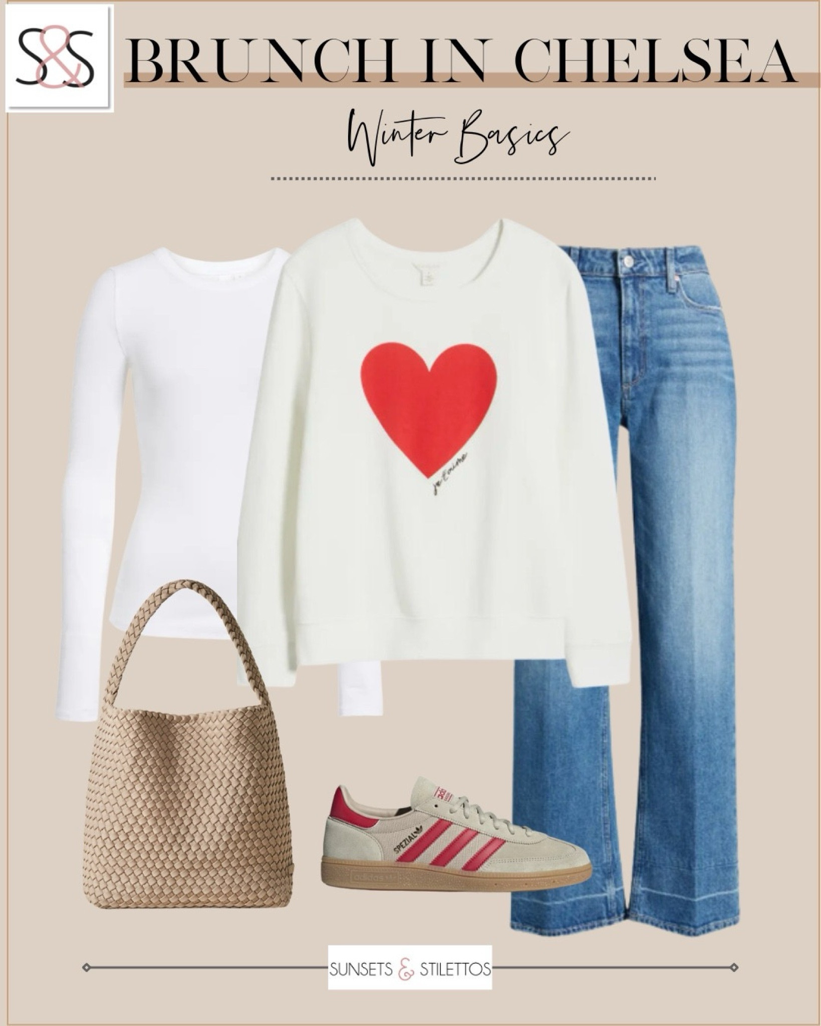 This adorable heart top is perfectly time for Valentine’s Day and into Spring! Perfect for work or the weekend paired with wide leg, jeans and sneakers!

Sunsets and Stilettos, casual workwear, adidas sneakers 

#LTKOver40 #LTKSeasonal #LTKMostLoved