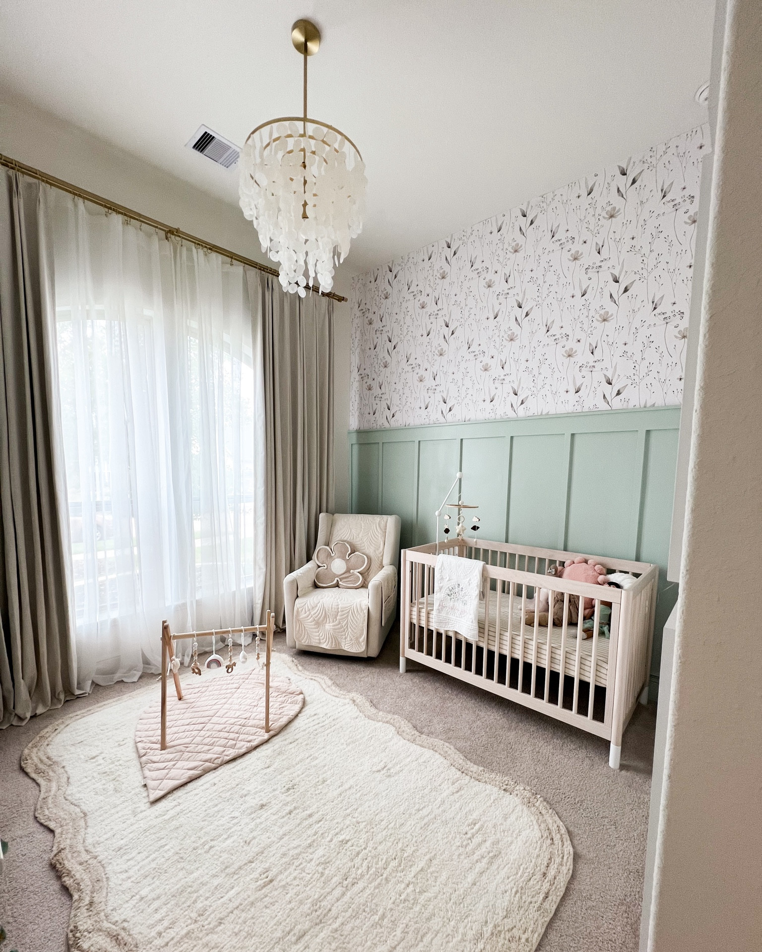 My baby girl’s nursery turned out so cute! Baby girl nursery. Girl bedroom. Nursery decor. #babynursery #babygirlnursery 

#LTKBaby #LTKKids #LTKHome