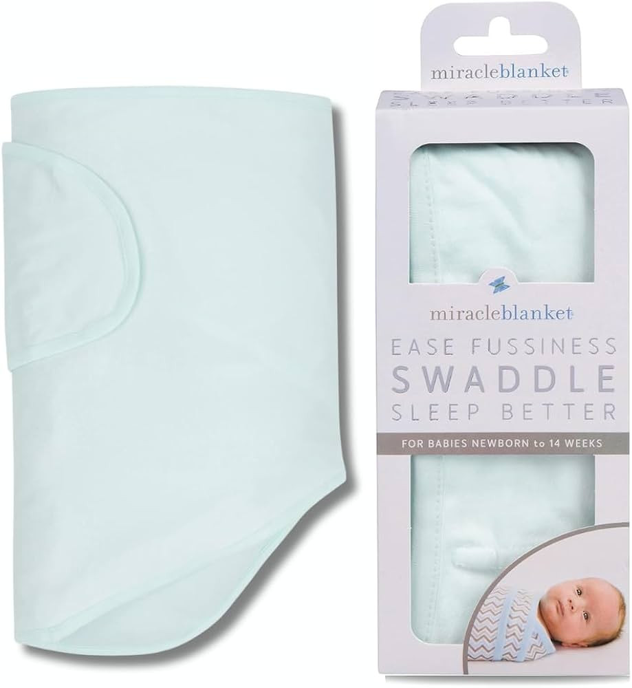 Miracle Blanket Swaddle Wrap - Newborn Essential Baby Blanket for 0-3 Months - Soft Sleep Sack Id... | Amazon (US)