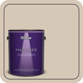1 gal. #MQ3-10 French Beige One-Coat Hide Eggshell Enamel Interior Paint & Primer | The Home Depot