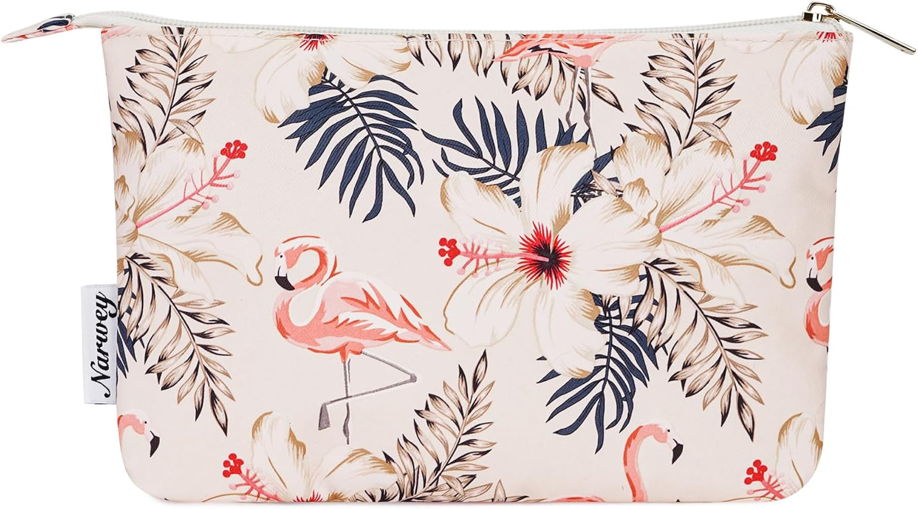 Narwey Large Makeup Bag for Purse Travel Makeup Pouch Cosmetic Bag Zipper Pouch Bags for Women (B... | Amazon (US)