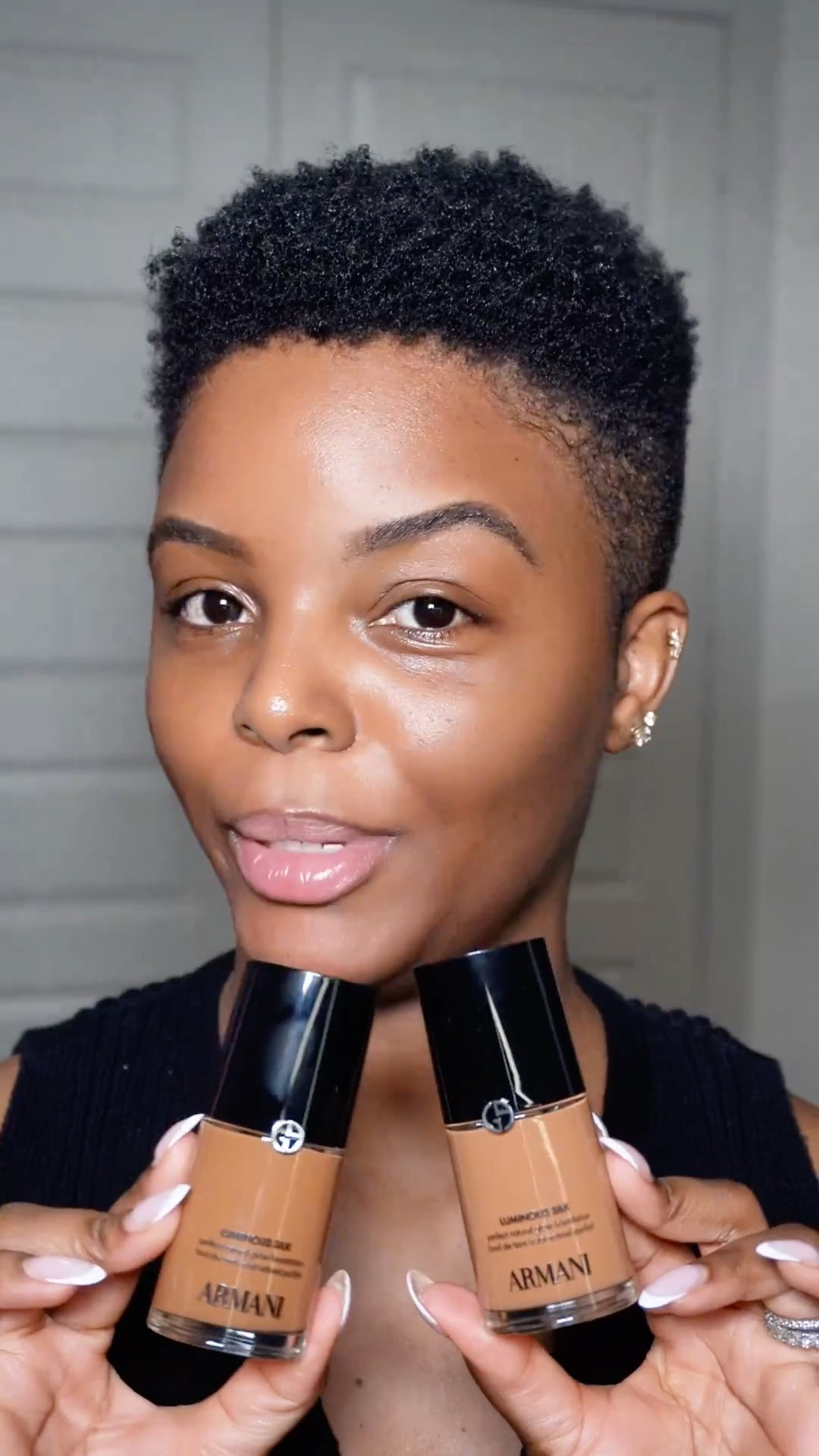 Swatching Armani Luminous Silk Foundation To Find My Shade! My perfect shade: 13.25 🤎 

 #LTKBeauty