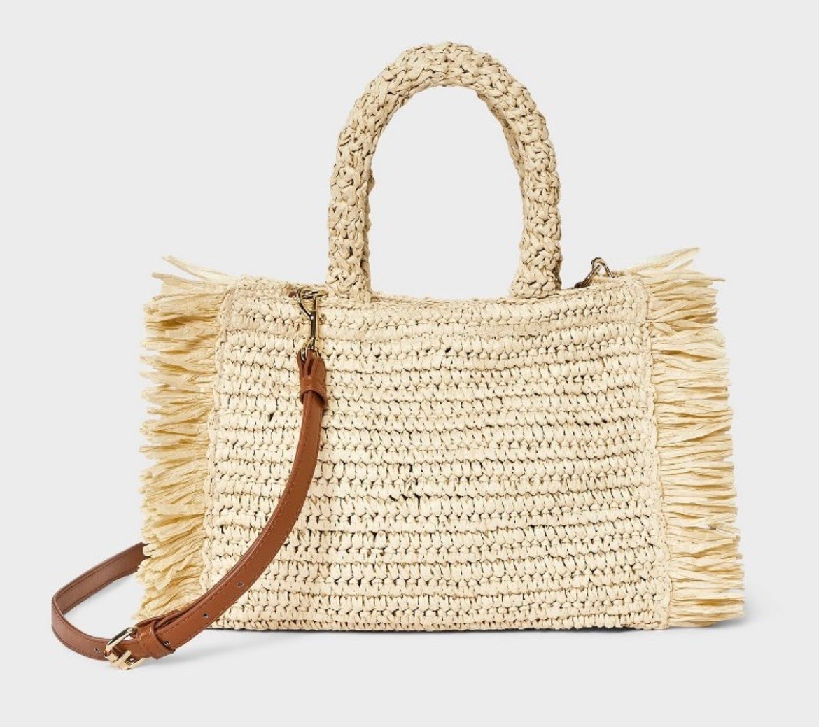 New at Target

Straw Fringe Small Detachable Strap Crossbody Tote Handbag 

Target Style

#LTKOver40