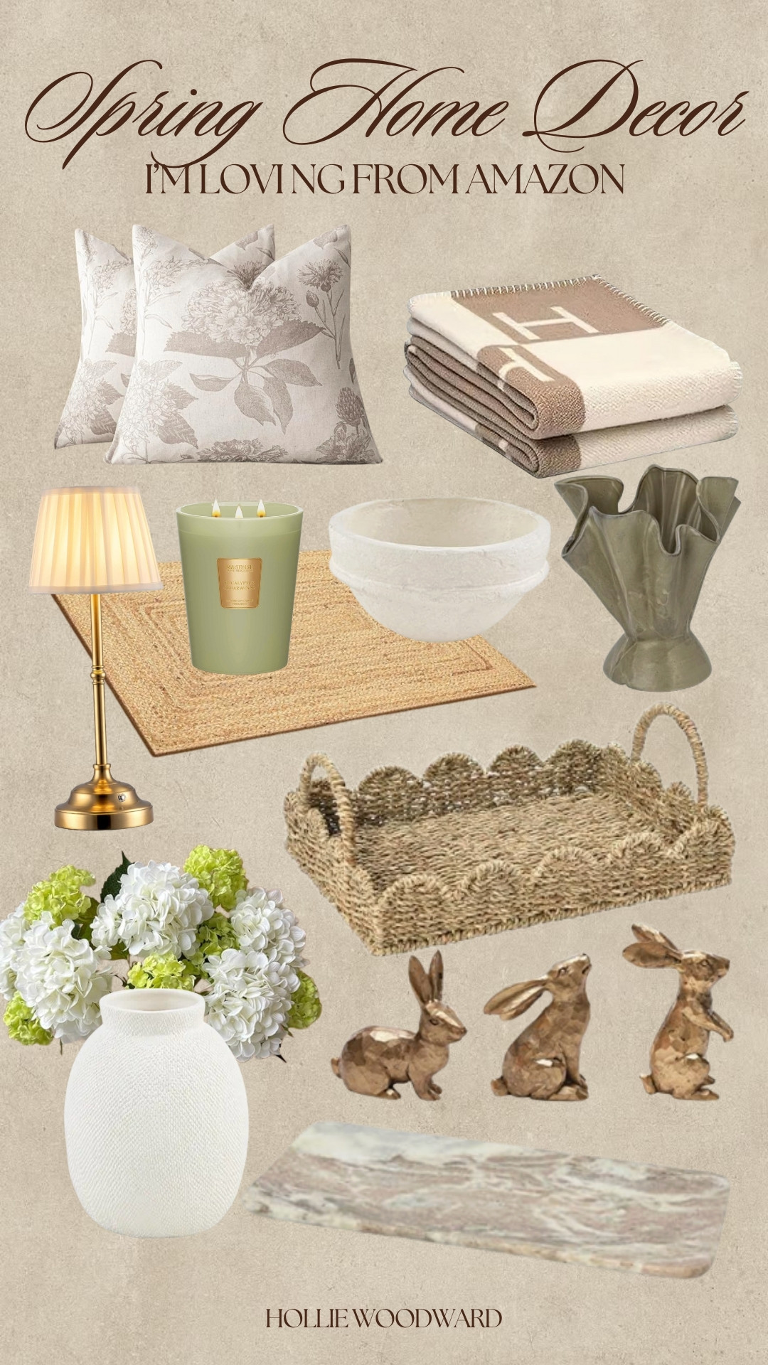 spring home decor from amazon 🤍 

 #LTKHome #LTKFindsUnder50 #LTKFindsUnder100