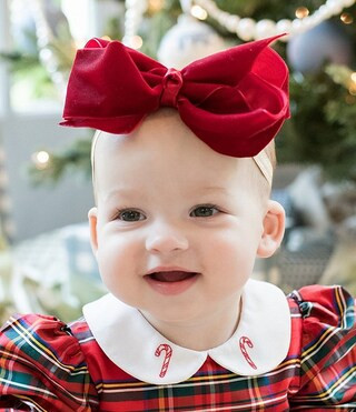 Edgehill Collection x The Broke Brooke Isabella Velvet Bow Headband | Dillard's | Dillard's