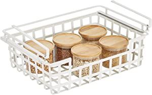 Nate Home by Nate Berkus Sliding Under Shelf Hanging Pull Out Metal Wire Basket Organizer for Kit... | Amazon (US)