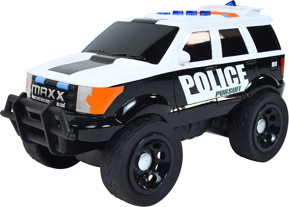 Sunny Days Entertainment Maxx Action 12’’ Large Police Car Toy – Siren Sounds and Bright Li... | Amazon (US)
