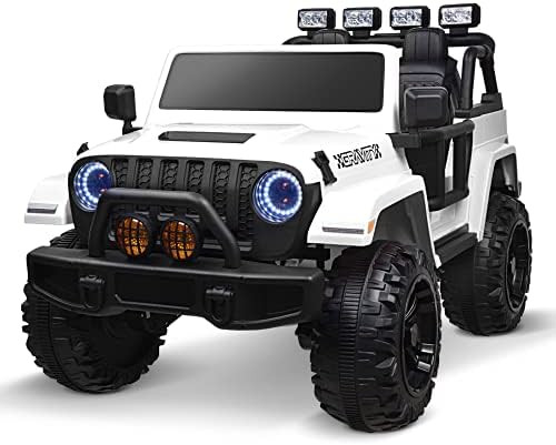 Joywhale 24V Kids Ride on 2 Seater Car 4WD Large Size Battery Powered Motorized Truck for Kids wi... | Amazon (US)