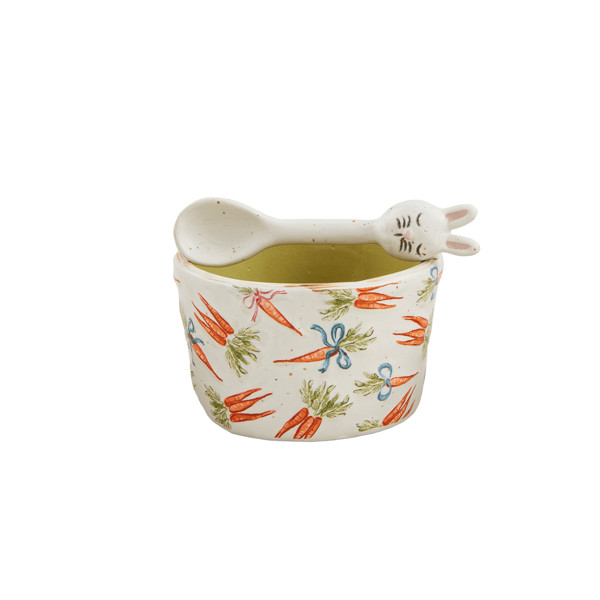 Carrot Easter Tidbit Bowl Set | Mud Pie