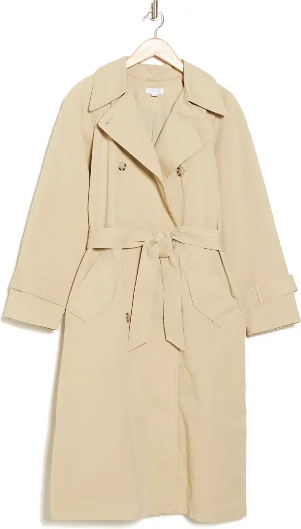 Washed Cotton Trench Coat | Nordstrom Rack
