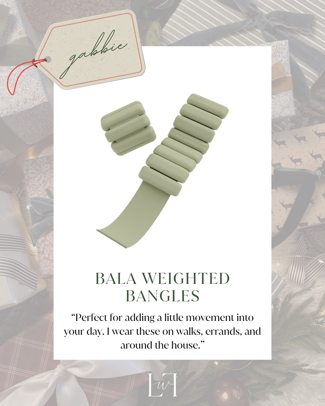 A thoughtful favorite things pick that adds movement into everyday life. These Bala weighted bangles are ideal for walks, errands, and low-impact routines—practical, stylish, and easy to incorporate daily. 

Life with Loverly, bala bangles, wrist weights, walking weights, fitness gift ideas 

 #LTKfitnessgoals #LTKActive #LTKFindsUnder100