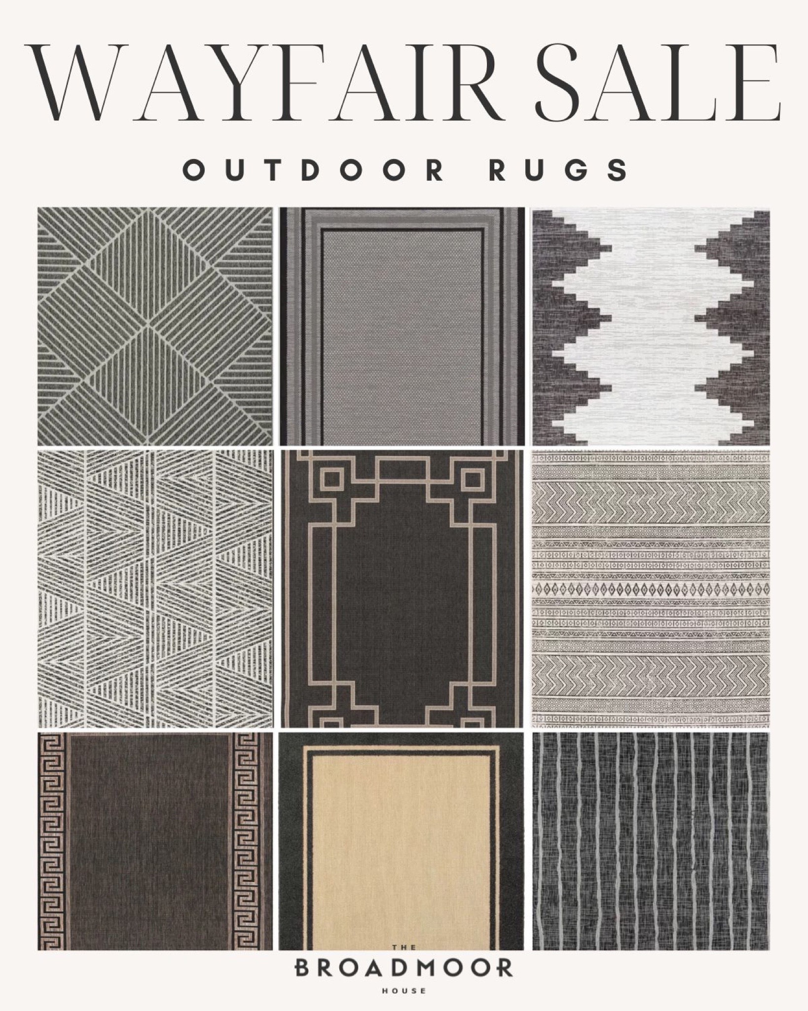 Wayfair, area rug, outdoor rug, patio rug, patio season, black rug, patio sale, outdoor rug sale, pattern rug, black rug

#LTKsalealert #LTKFind #LTKhome