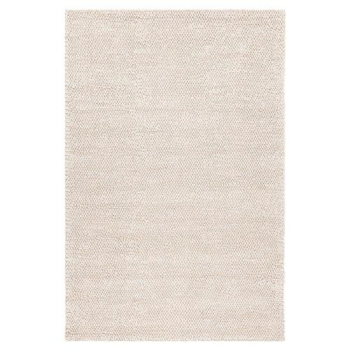 Harriet Modern Beige Hand Woven Wool Rug - 5'x7'6" | Kathy Kuo Home